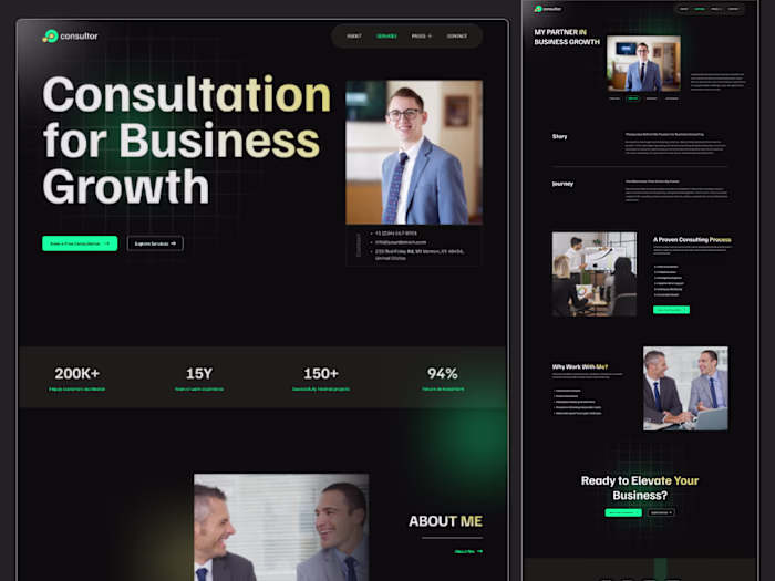 Consultor - Portfolio & Agency Website Template
