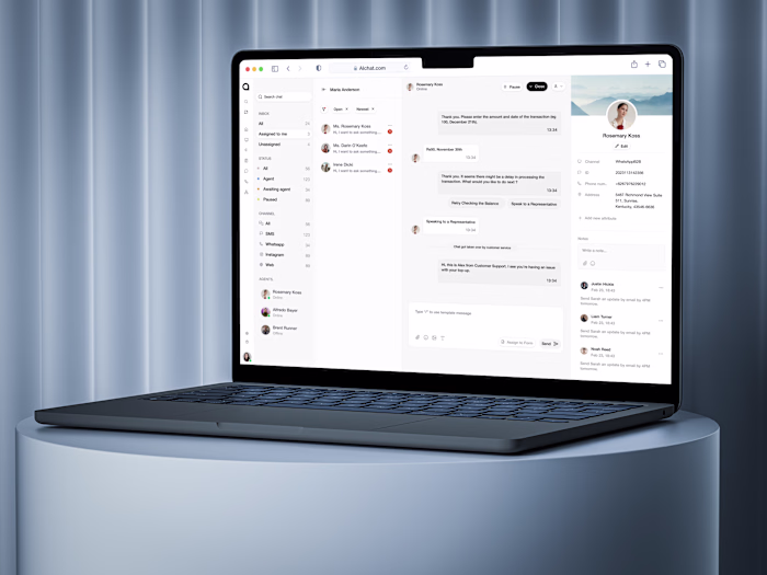 AI Customer Support & Omnichannel Inbox Design