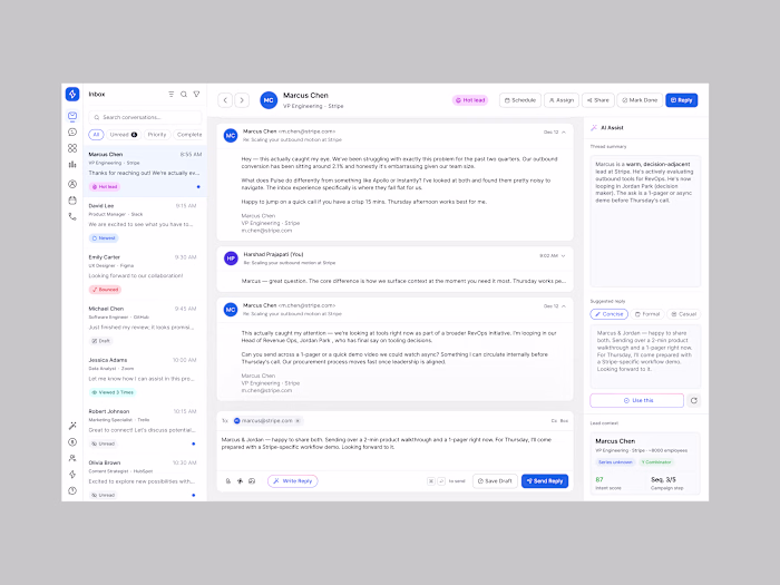 Sales CRM Dashboard UI/UX Design