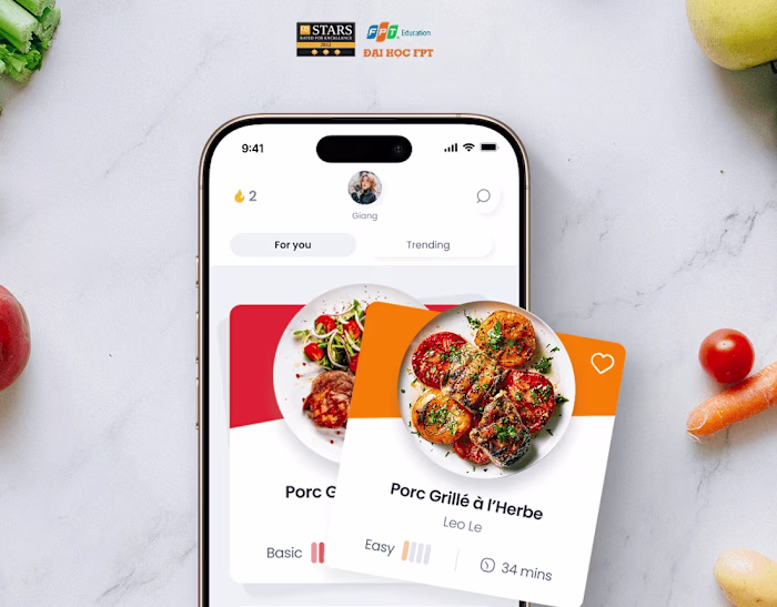 Spark - Creative Cooking Mobile App Design