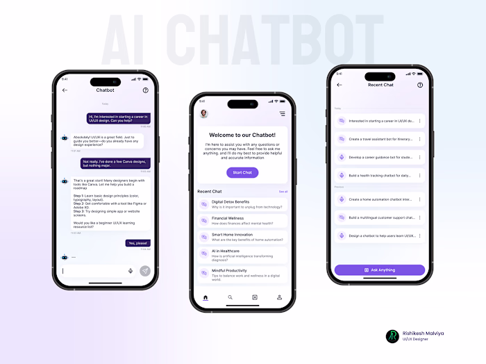 AI ChatBot – Modern Conversational App UI