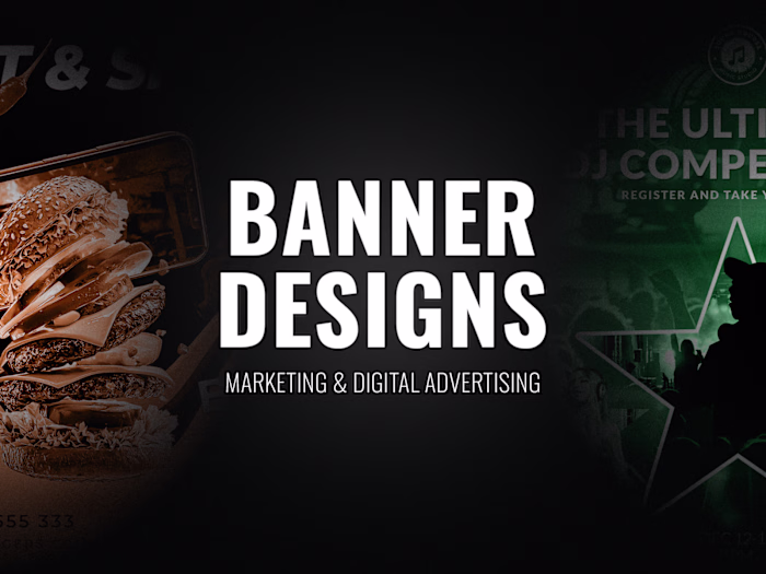 Banner Designs for Marketing & Digital Advertising