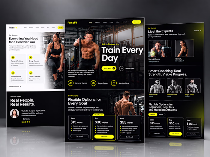 Kajabi Gym & Fitness Landing