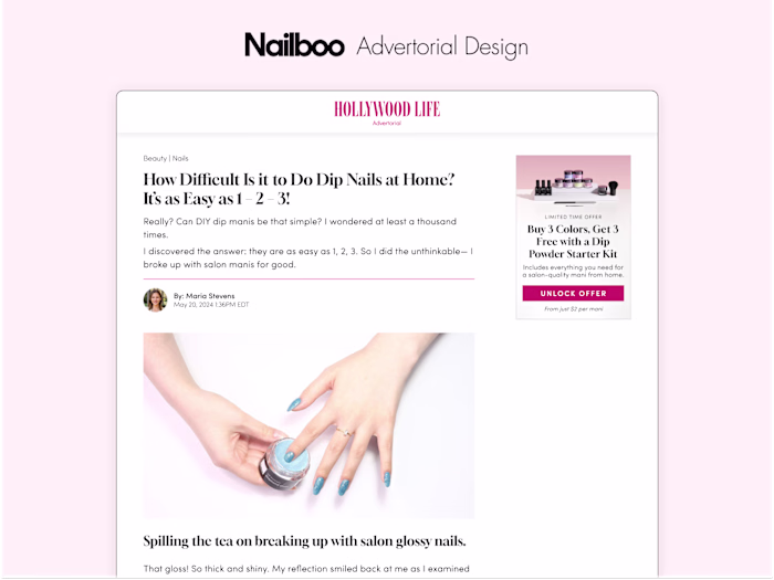 Nailboo | Hollywood Life Advertorial