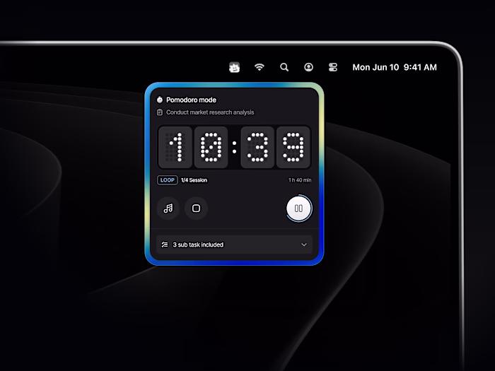 🔥 Dailo - Pomodoro widget