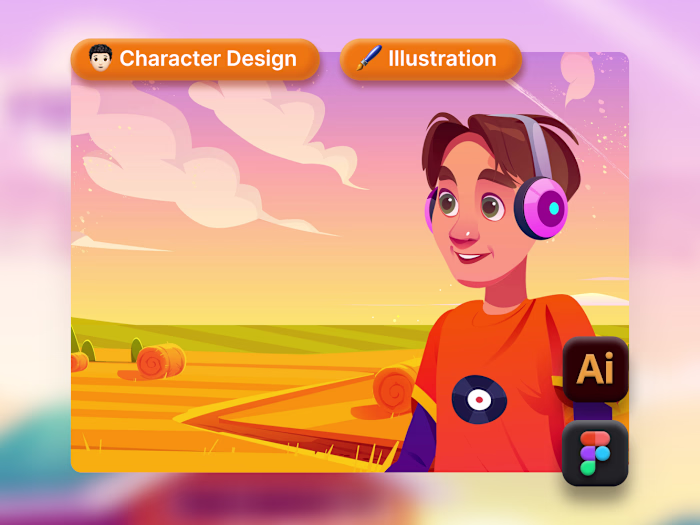 Character Design Illustrator | Storyboard Vector Illustration