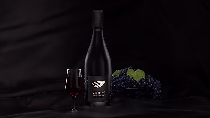 VINUM — Wine Brand & 3D Packaging Concept