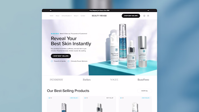 Beauty Rehab LP Design with Studio Hiraya