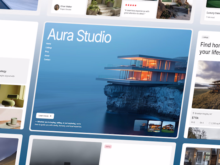 Aurastudio — Real Estate & Agency Template