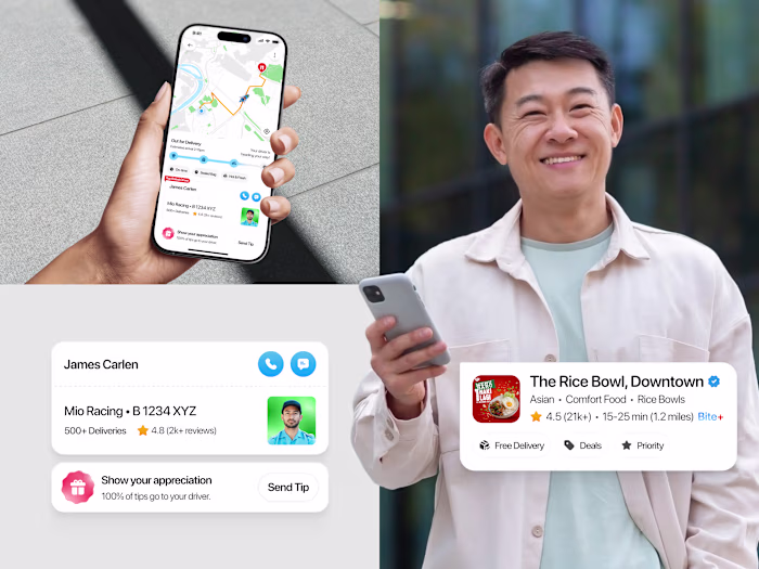 Food Delivery Mobile App UX Design