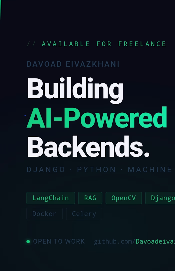 🚀 Just launched my AI