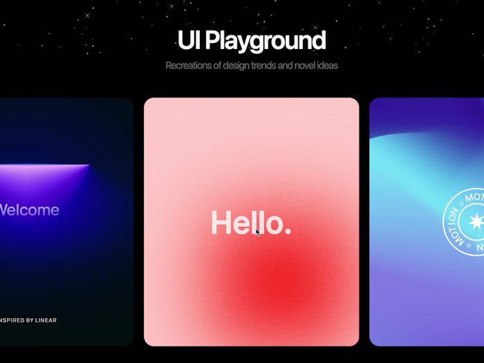 UI Playground