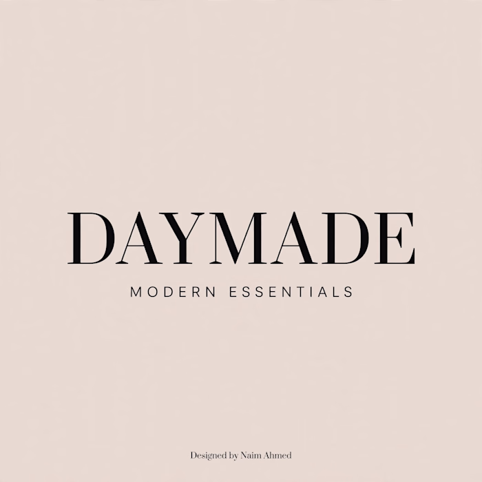 Minimalist luxury brand identity for