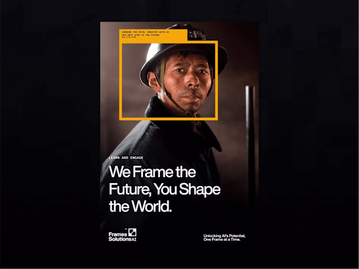 LOGO/BRANDING DESIGN FOR FRAMES SOLUTIONS AI
