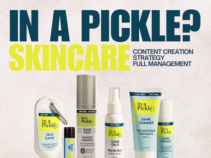 Athletic CBD Content Strategy for In A Pickle CBD
