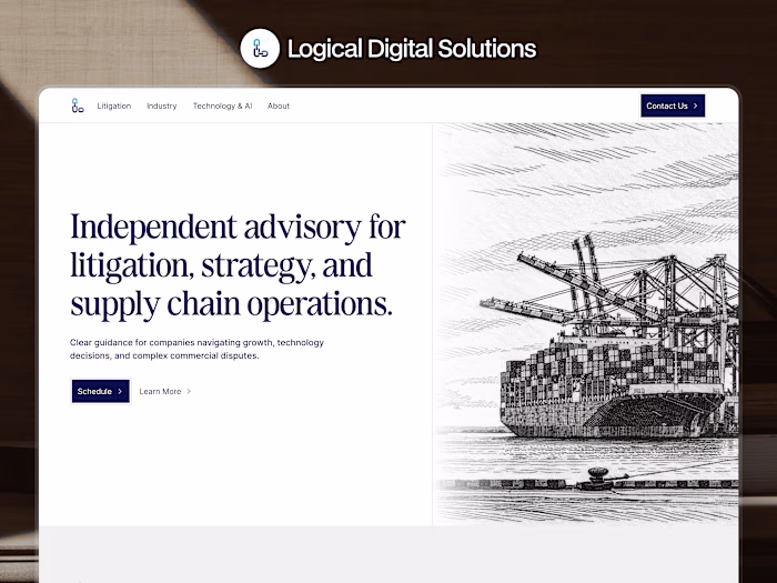Logical Digital Solutions — Advisory Firm Website
