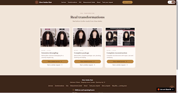 Glow Atelier Hair already had