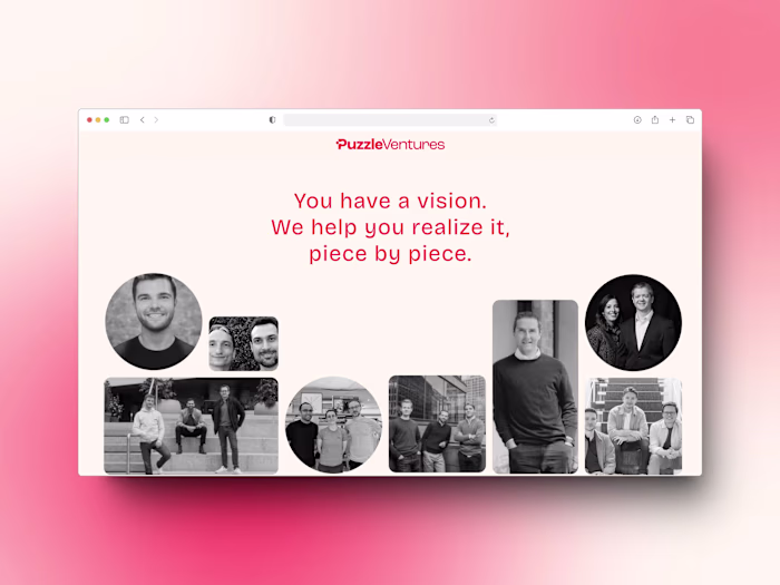 Early-stage Venture Fund Webflow Development 