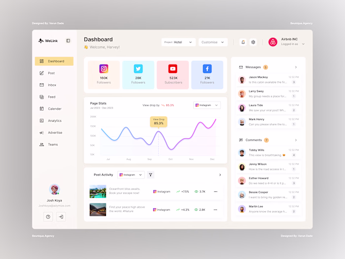 UI/UX Design for an AI-Powered