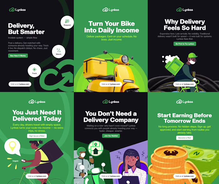 Lynkas — Brand Campaign & Flyer Design