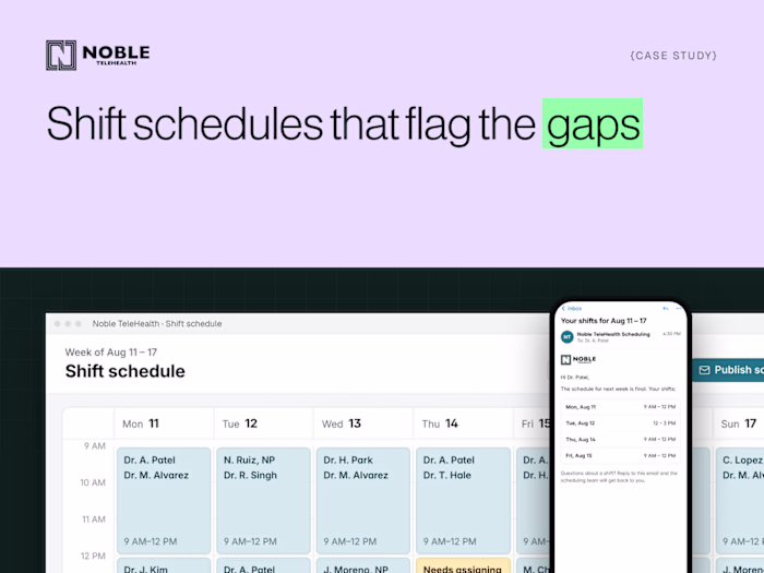 Provider Shift Scheduling System in Airtable