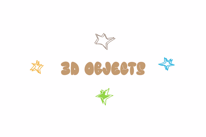 3D Objects illustration