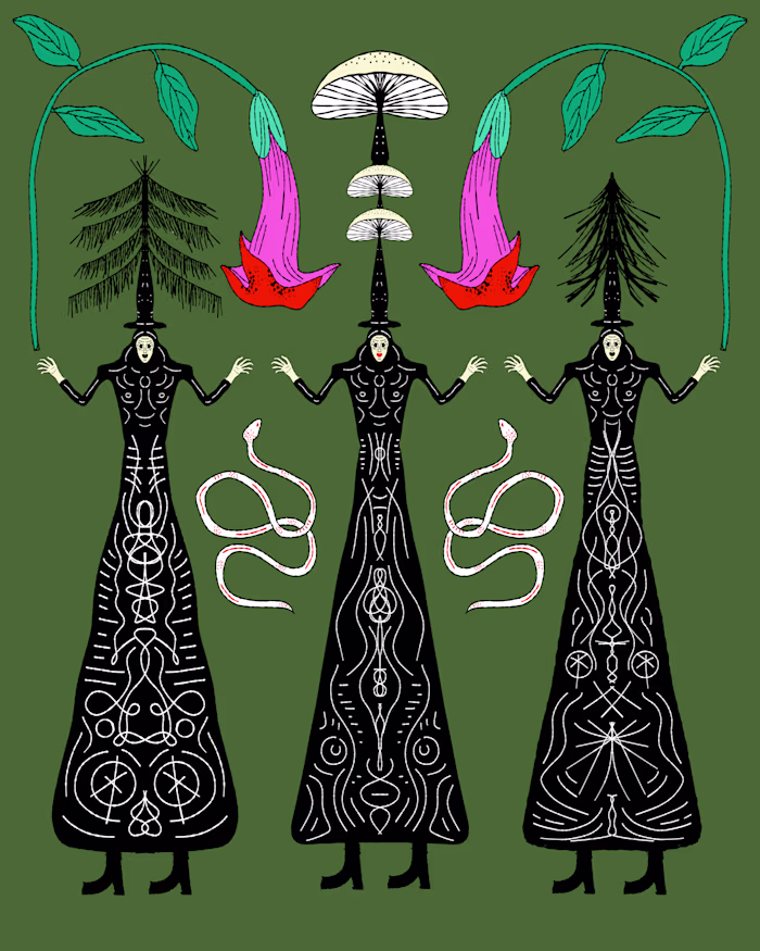Whimsical Folk Inspired Artworks