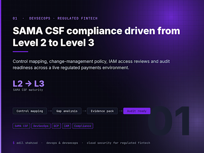 Driving SAMA CSF maturity from Level 2 to Level 3 