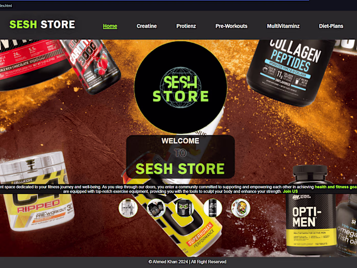 MY E-COMMERCE GYM STORE 