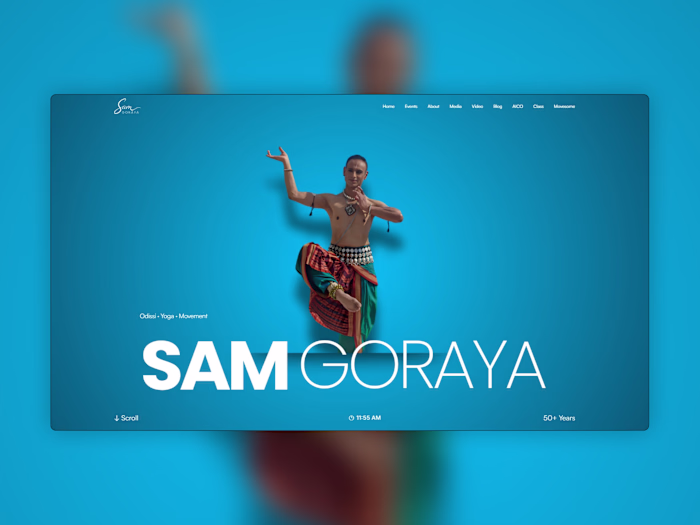 Sam Goraya Website Redesign & Framer Migration