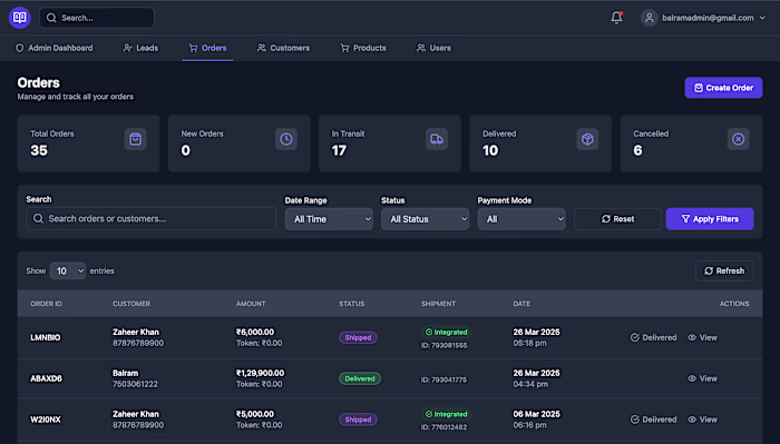 Custom CRM Solution