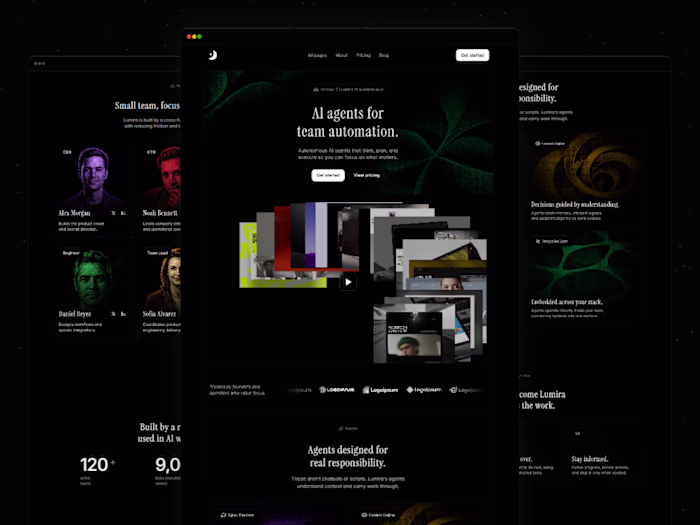 Lumira Website Concept & Creative Direction