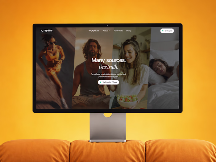 RightLife.com - Framer Website Design & Development