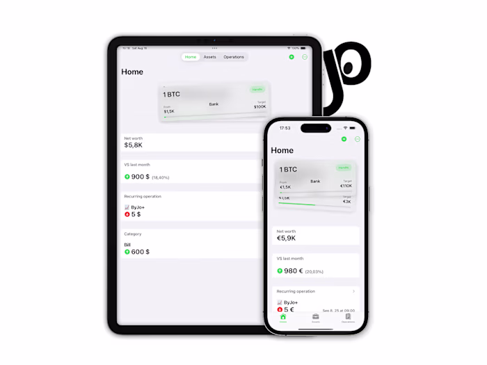 Enhanced Personal Finance App - ByJo