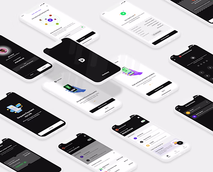 Doshpay : A fintech Mobile App Design (UI Case study)