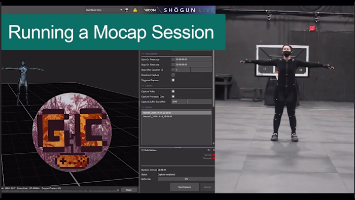 Running a Mocap Session - Studio 500 at UCF's Downtown Campus -…