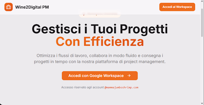 Project Management Platform
A focused project