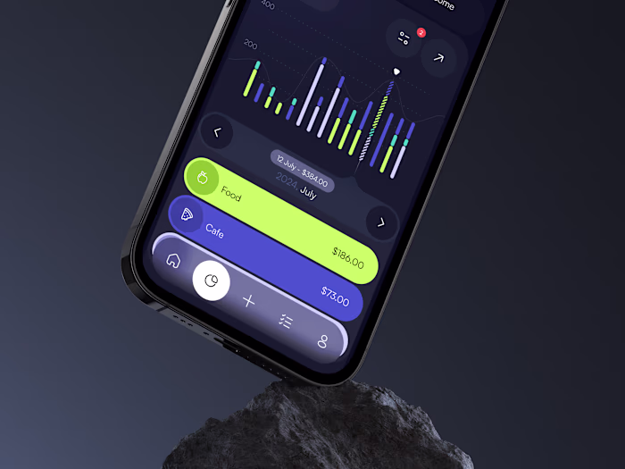 📊Mobile design for the finance management app | Hyperactive