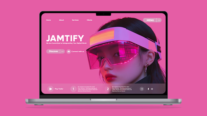 Here’s my landing page design