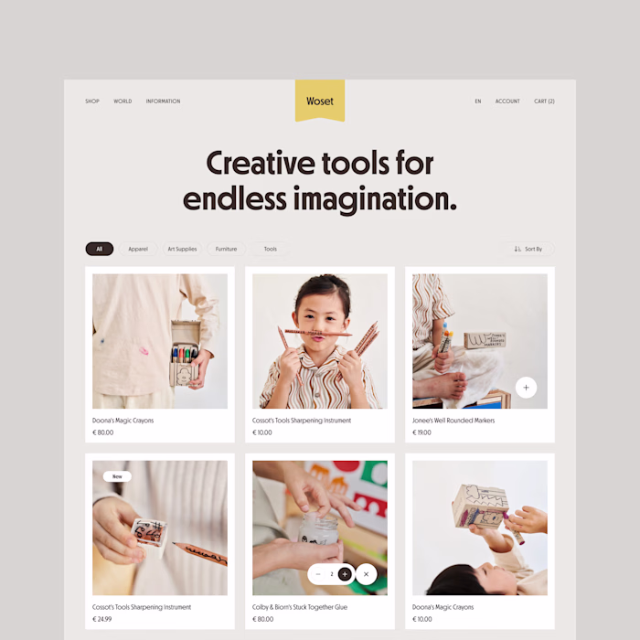 Revamp website of Woset