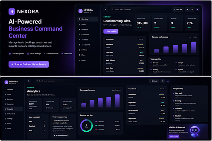 AI-Powered Business Command Center.