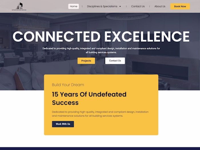WordPress construction website design
