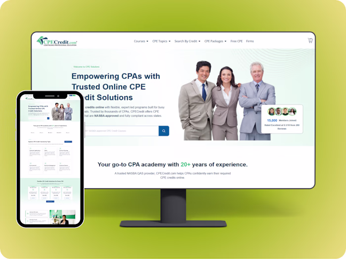 Finance E-learning Website Redesign and Conversion Optimization