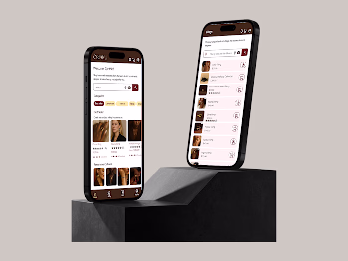 Oriaku App.
I designed an AI-powered
