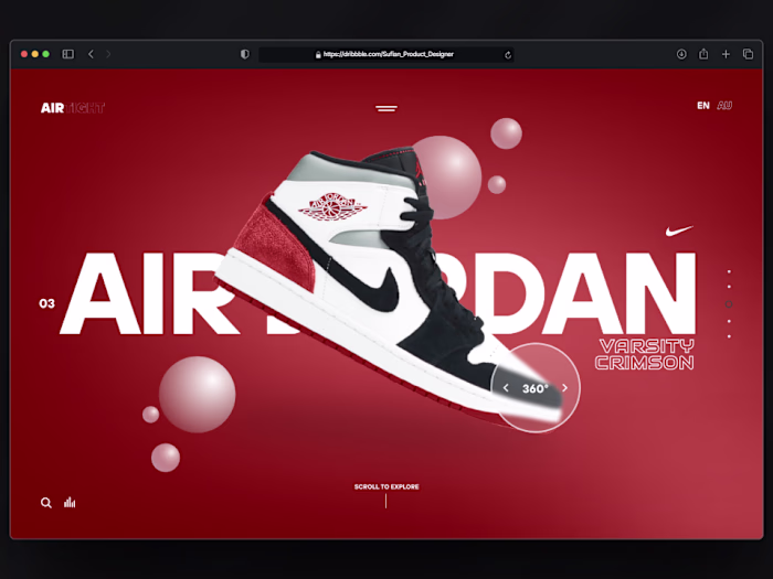 Nike Landing Page