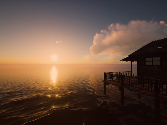 BEACH SIDE CABIN RENDER IN UE5