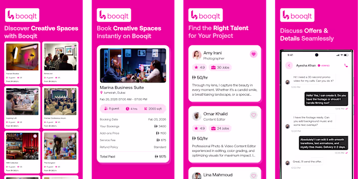 Marketplace-style booking app for discovering