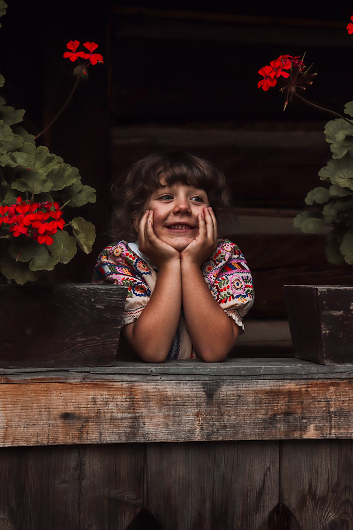 Kid's portrait shoot