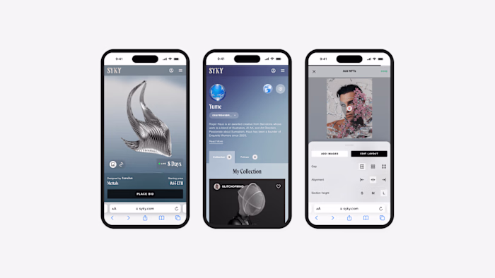 
SYKY: Marketplace for digital and physical fashion