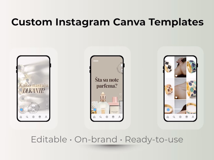 Custom Instagram Canva Templates - Editable & On-Brand Designs